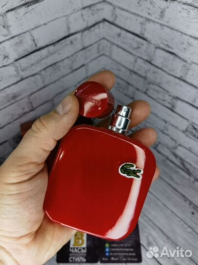 Духи мужские 100ml Lacoste L.12.12 Rouge