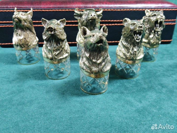 Набор 6 стопок подарочном футляре