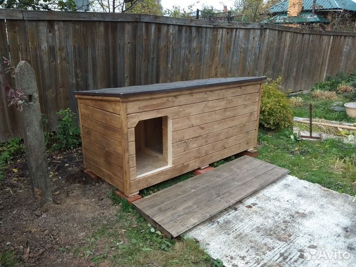 Утепленная будка для собаки 