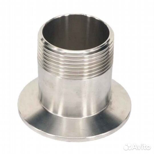 Переходник кламп-резьба нержавеющий