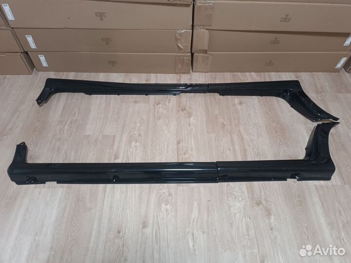 Пороги ваз 2114 ваз 2115 графитовый металлик