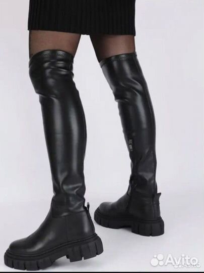 Сапоги ботфорты зимние 40