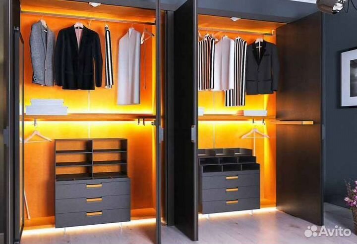 Светодиодная подсветка гардероба и шкфа купе a 11