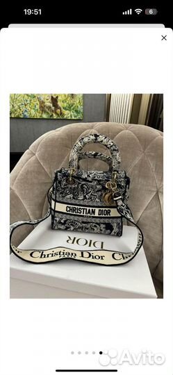 Сумка lady dior