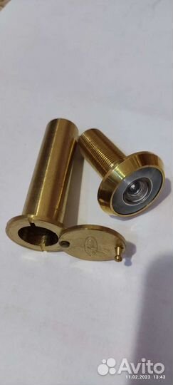 Дверной глазок латунь