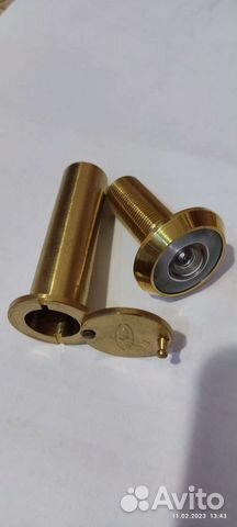 Дверной глазок латунь