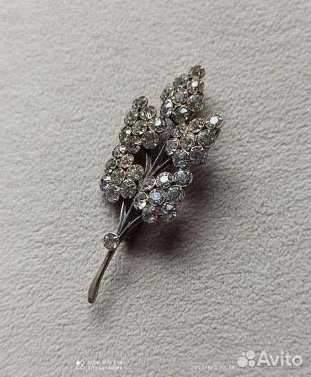 Брошь. Серебро