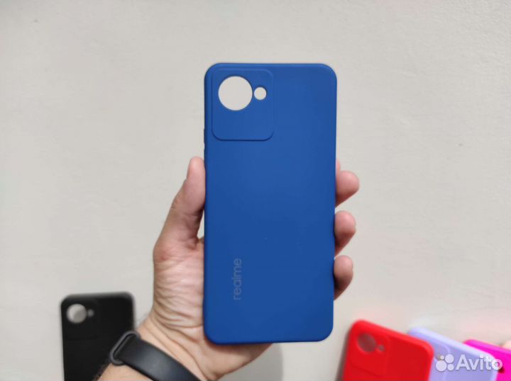 Чехол Silicon Cover realme С30 новый