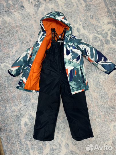 Комплект зимний куртка и штаны 122 для мальчика