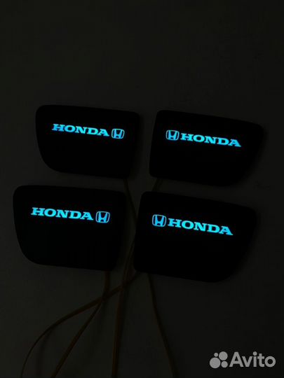 LED подсветка дверных ручек салона дверей Honda