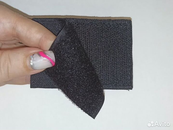 Шеврон (вышитый) Флаг России Нашивка 7х5см чёрный