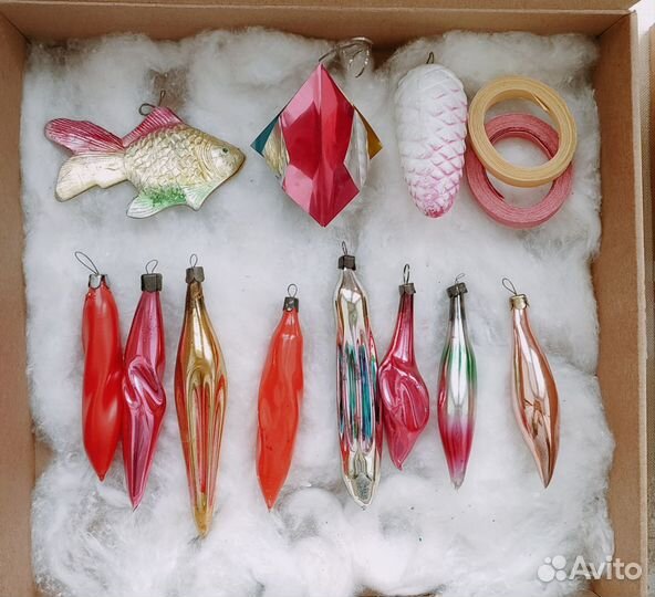 Елочные игрушки СССР