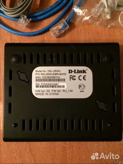 Adsl модем D-Link DSL-2500U