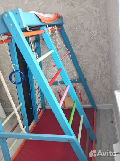 Детская шведская стенка деревянная