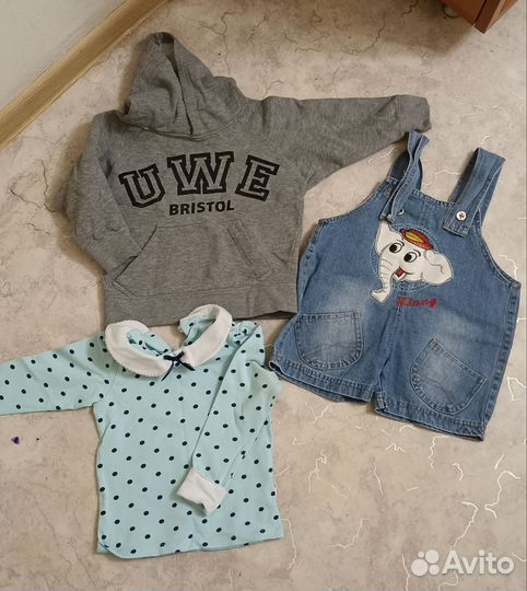Пакет вещей на девочку 86-92