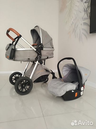 Коляска 3 в 1 luxmom