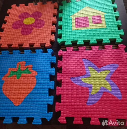 Мягкий коврик пазл