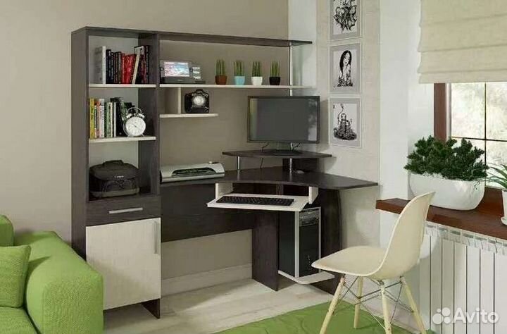 Стол угловой с пеналом