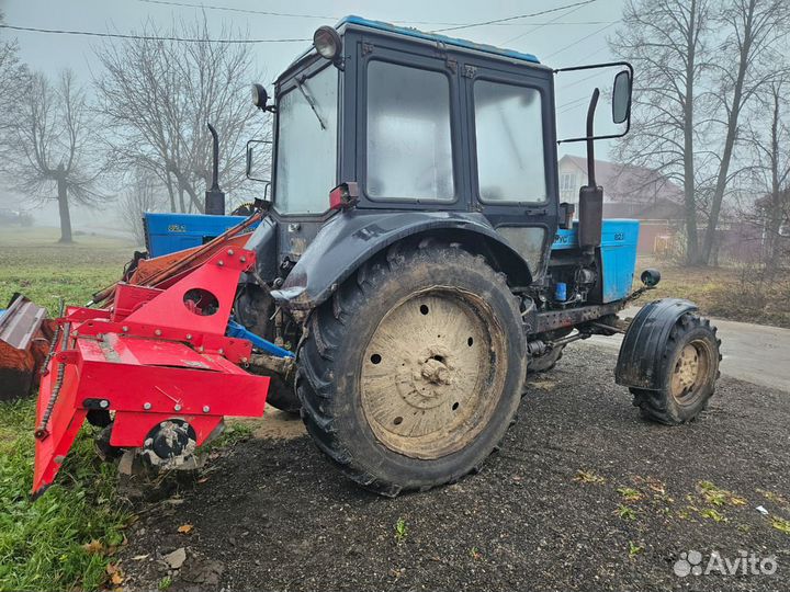 Вспашка земли фрезой