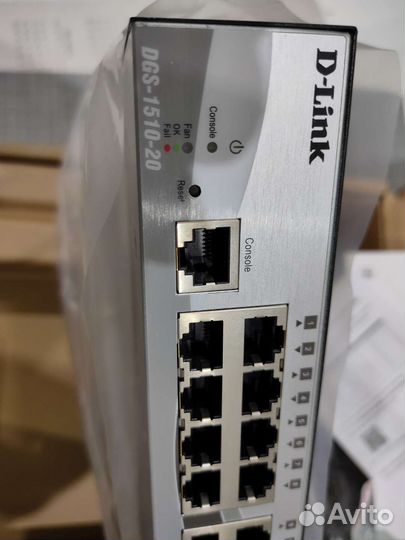 Коммутатор D-Link DL-DGS-1510-20