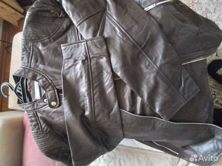 Кожаная куртка мужская 54 -56р. Нат. кожа,новая