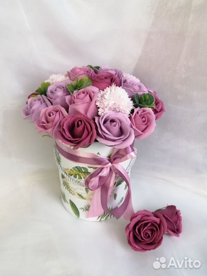 Букеты из мыльных цветов