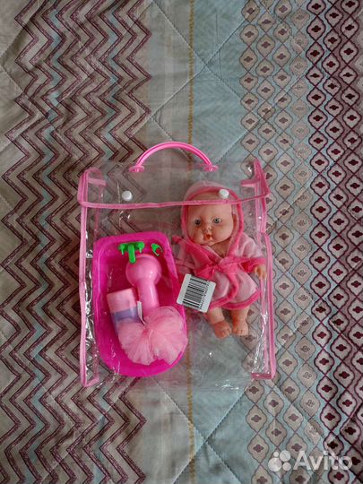 Игровой набор для купания/кукла