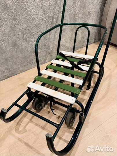 Санки тимка на колесах