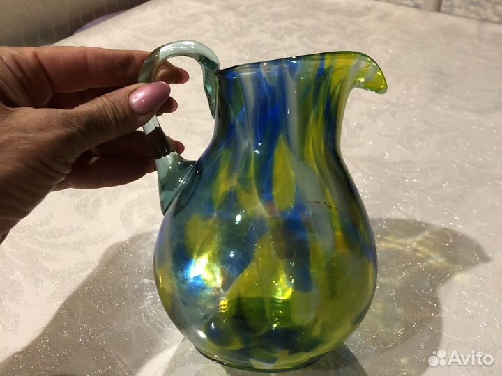 Цветное стекло Кувшин Чайные пары лфз