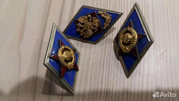Ромб военного училища СССР РФ