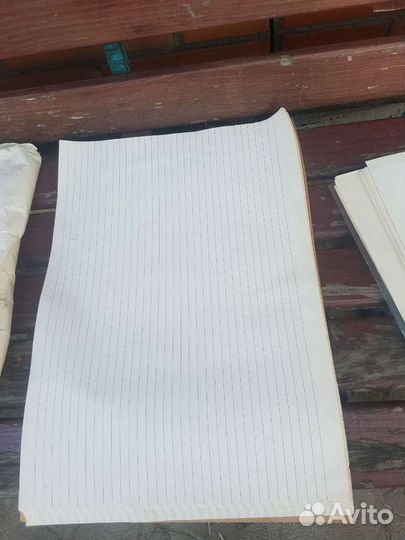 Бумага старая писчая А3 А4 времен СССР чистая