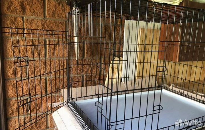 Клетка для собак #2 с пластиковым поддоном