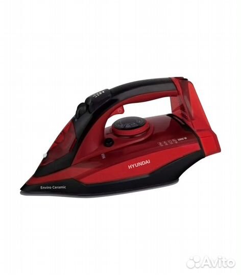 Утюг Hyundai H-SI01339, черный, красный