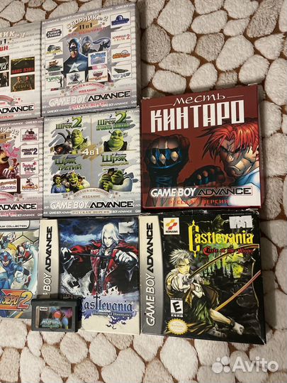 Картриджи для Game Boy Advance