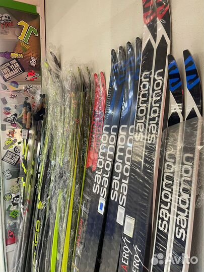 Беговые лыжи Fischer, Salomon, Atomic