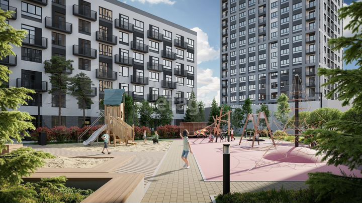 2-к. квартира, 64,1 м², 2/23 эт.