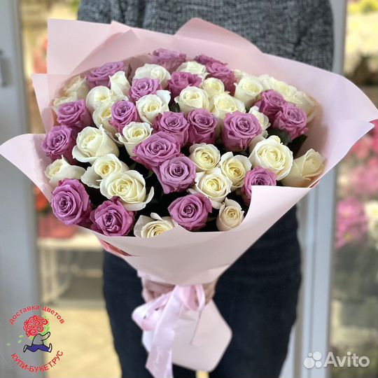 Розы 51 штука