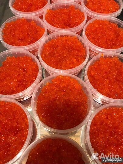 Красная икра Горбуши, Кеты, Кижуч