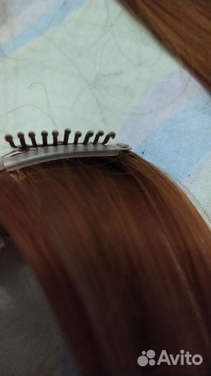 Волосы на заколках искусственные бу