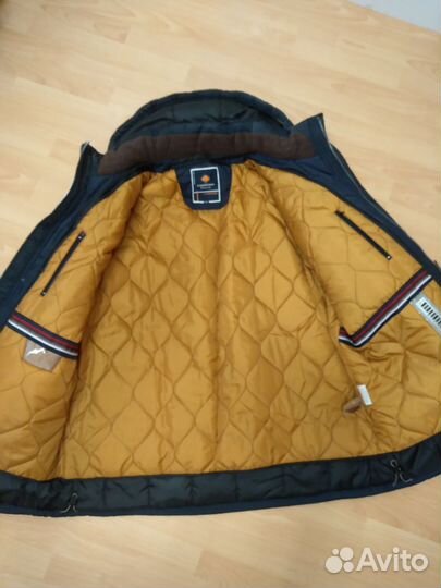 Мужская зимняя куртка, 2 в 1, зимняя куртка р68