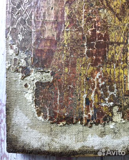 Икона старинная Николай Чудотворец