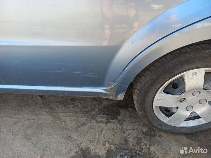 Заднее левое крыло Chevrolet Aveo T250