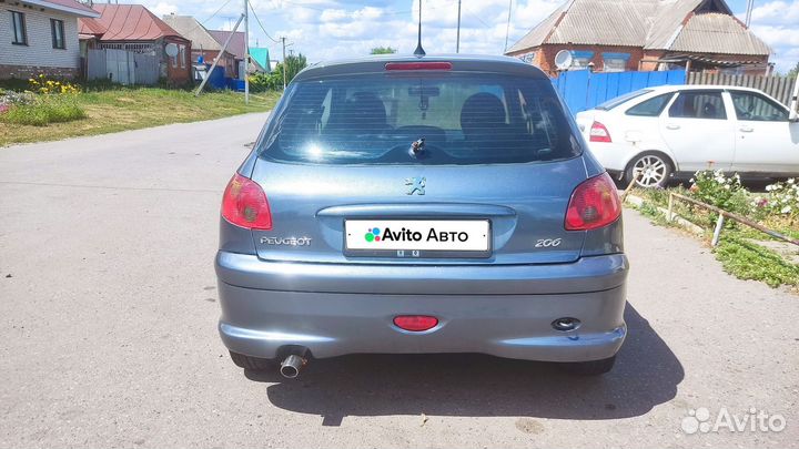 Peugeot 206 1.4 МТ, 2007, 246 660 км