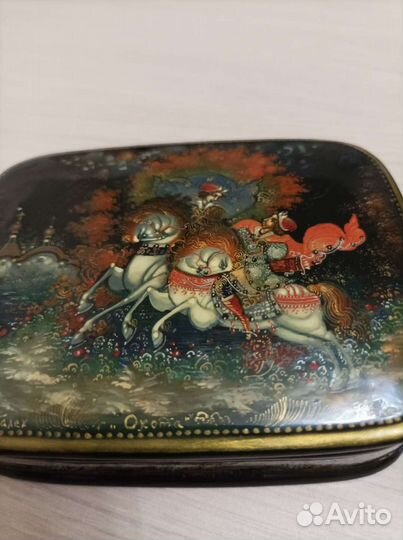 Шкатулка. Палех