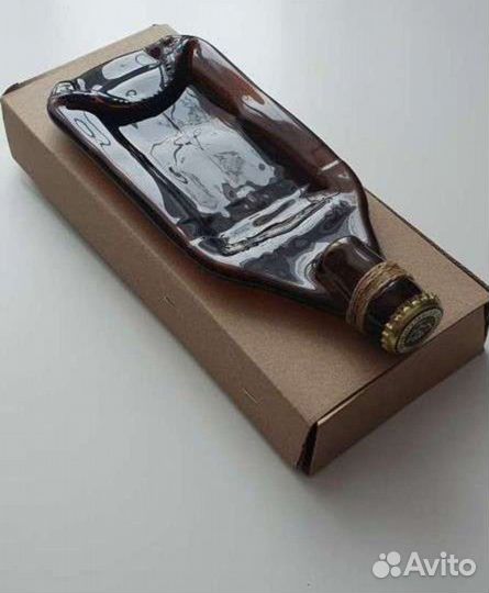 Тарелка для снэков из бутылки