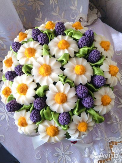 Шоколадные ромашки