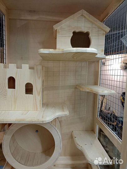 Клетка витрина для грызунов, шиншилл, дегу