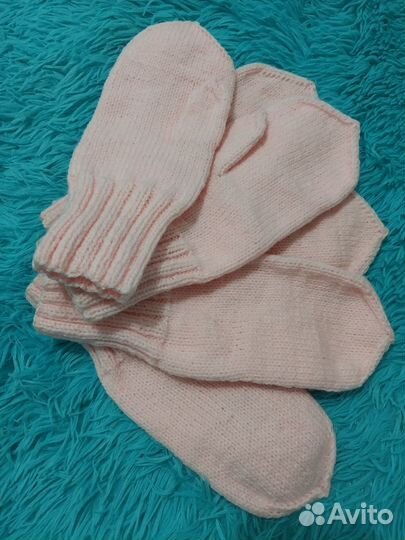 Варежки женские ручная работа