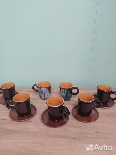 Кружки керамические кофейные