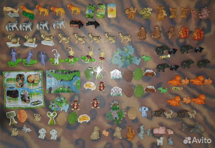 Киндер сюрприз натунс реалистичные милые звери